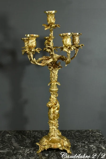 ROCAILLE STYLE CANDELABRA