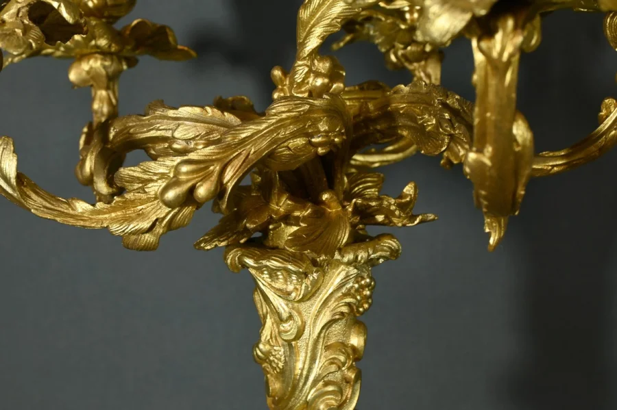 ROCAILLE STYLE CANDELABRA