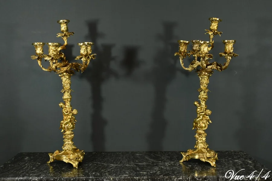 ROCAILLE STYLE CANDELABRA