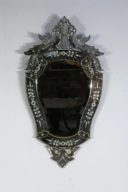 Miroir Vénitien en Verre Eglomisé – 1950