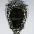 Miroir Vénitien en Verre Eglomisé – 1950