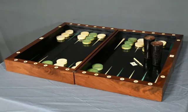 Tablier de Trictrac en Acajou – 1920