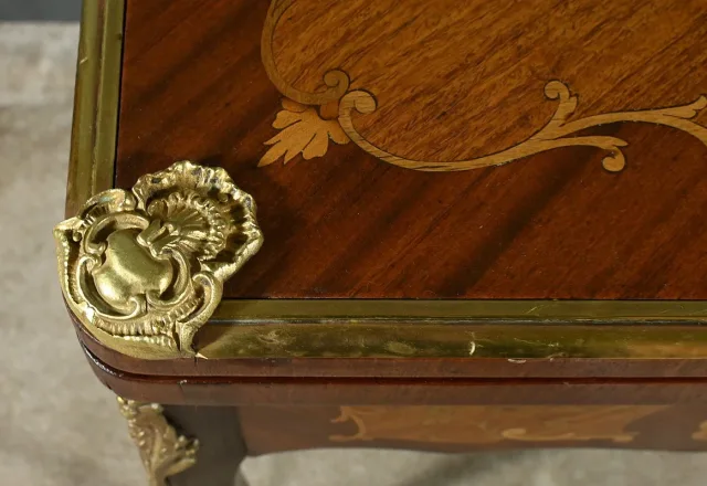 Table de Jeux en Acajou, style Transition Louis XV/Louis XVI – Fin XIXe