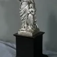 Statuette « Sainte Anne et la Vierge » en Métal argenté, par Guillonneau – Fin XIXe