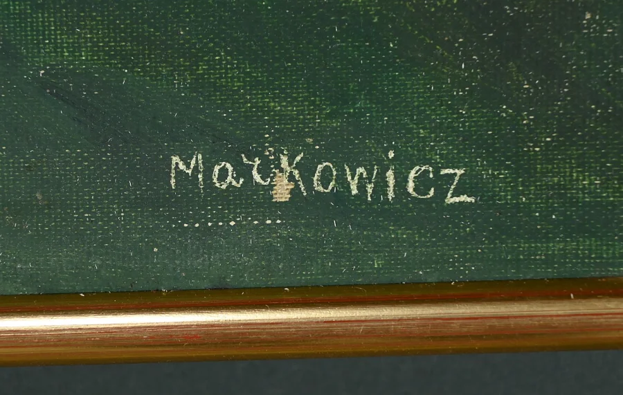 ÖL AUF LEINWAND von A. MARKOWICZ