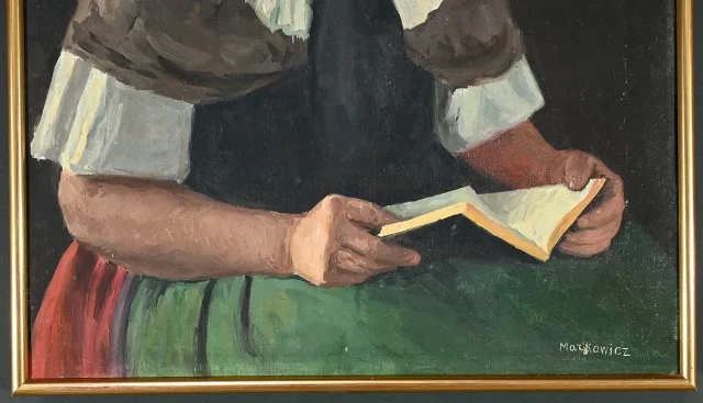 ÓLEO SOBRE LIENZO de A. MARKOWICZ