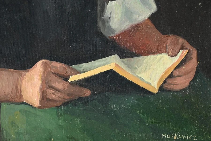 ÖL AUF LEINWAND von A. MARKOWICZ