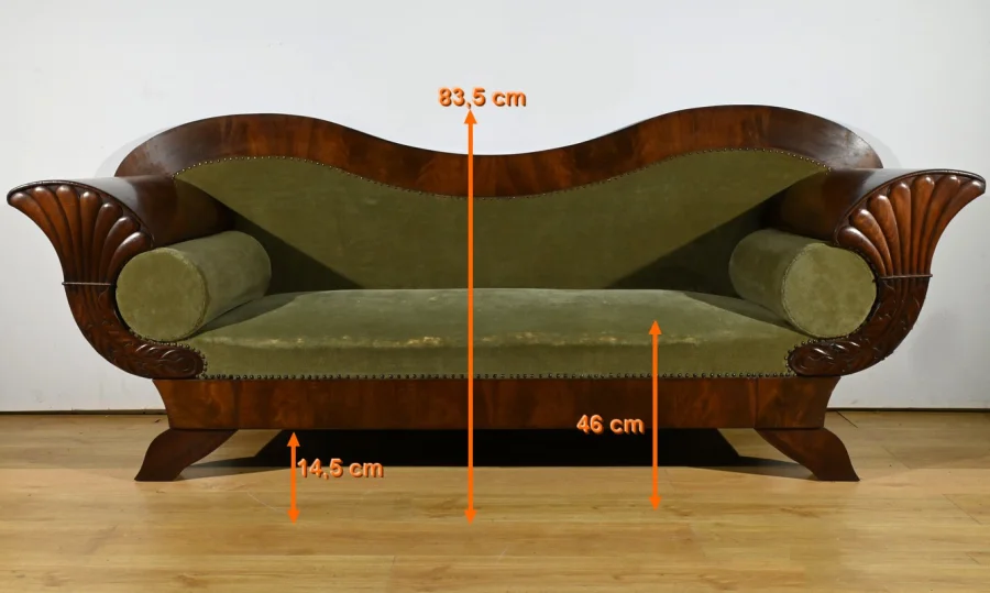 BIEDERMEIER STYLE SETTEE
