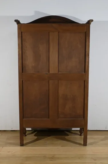 Bibliothèque Vitrine en Noyer, Style Louis XV - Fin XIXe