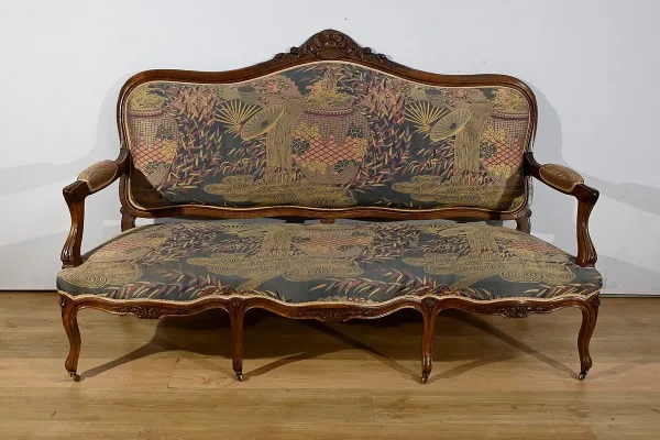 WOHNZIMMER-GRUPPE IM LOUIS XV-STIL