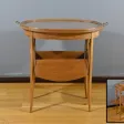 Table à Thé en Acajou Blond, Art Déco – 1920