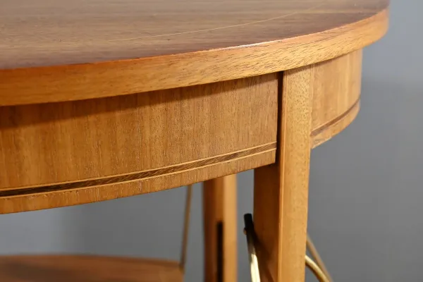 Table à Thé en Acajou Blond, Art Déco – 1920