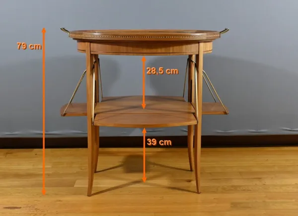 Table à Thé en Acajou Blond, Art Déco – 1920