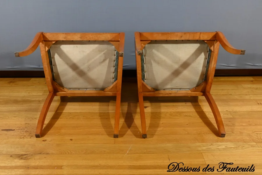 PAAR SESSEL IM CHARLES X-STIL