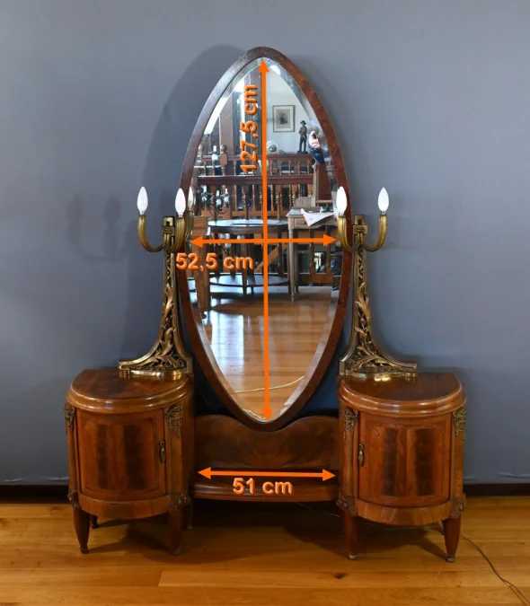 Coiffeuse en Acajou et Thuya, Art Déco – 1920