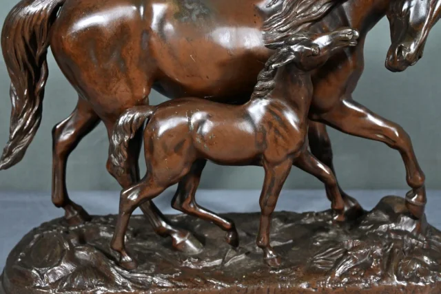 SPELTER GROUP signed E. LOOISEAU