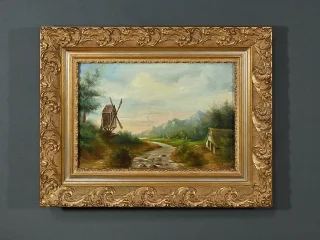 ÖL AUF LEINWAND von N. OKOLWICZ