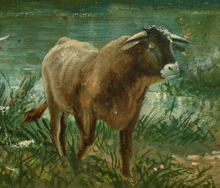 ÖL AUF LEINWAND von N. OKOLOWICZ