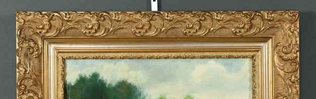 OIL ON CANVAS by N. OKOLOWICZ