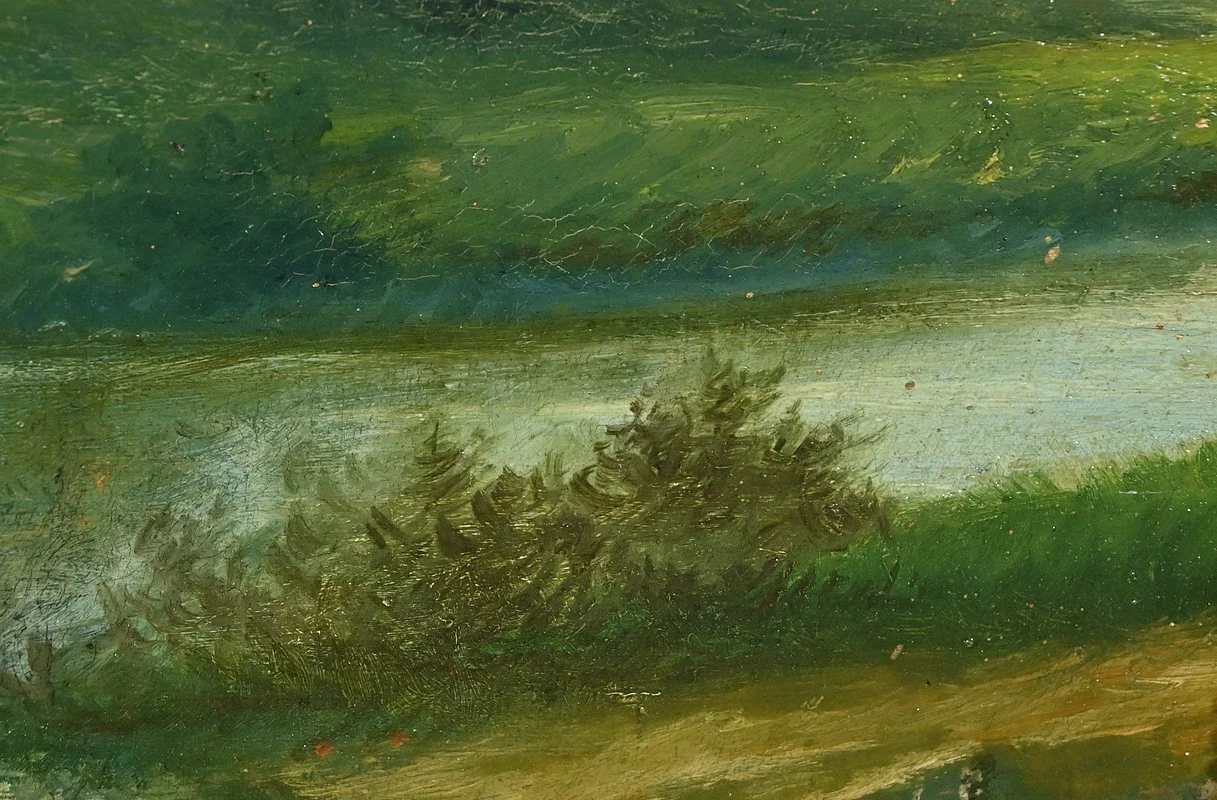ÖL AUF LEINWAND von N. OKOLOWICZ