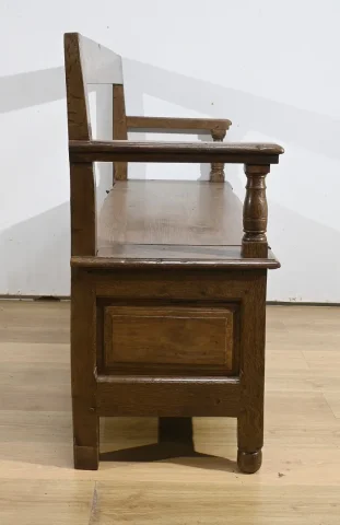 Banc Coffre de Palier en Chêne massif – 1920