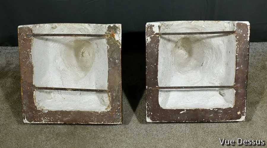 PAIR OF BAROQUE STYLE WALL SHELVES