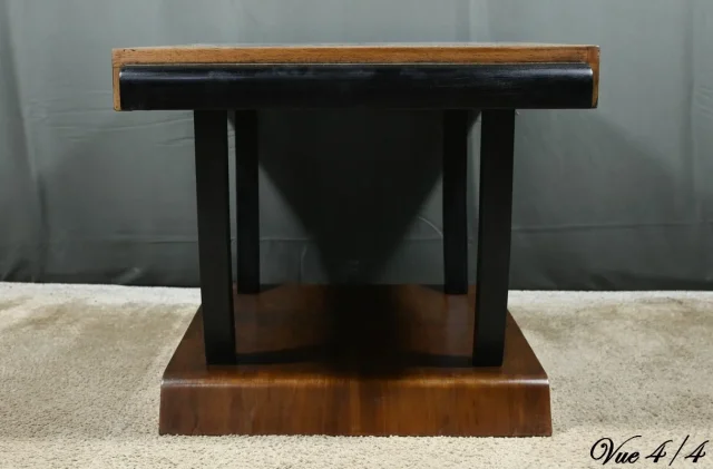 Table Basse de Salon en Noyer, Art Déco – 1930