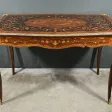 Table Bureau en Palissandre et Marqueteries, époque Napoléon III – 2ème partie XIXe