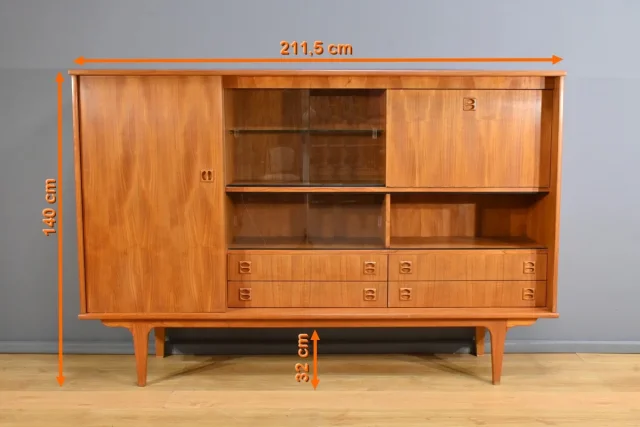 Buffet Scandinave en Teck Blond – 1970