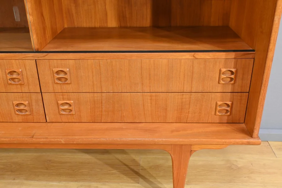 Buffet Scandinave en Teck Blond – 1970