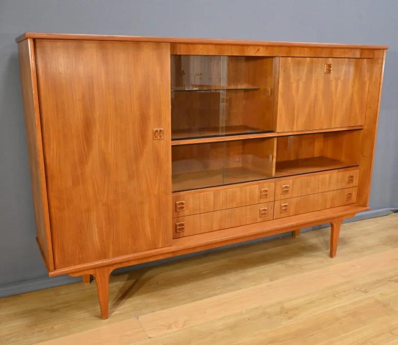 Buffet Scandinave en Teck Blond – 1970