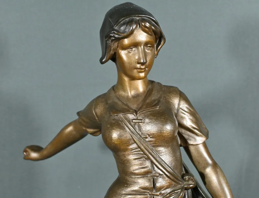 SPELTER STATUETTE 签名 A. de RANIERI