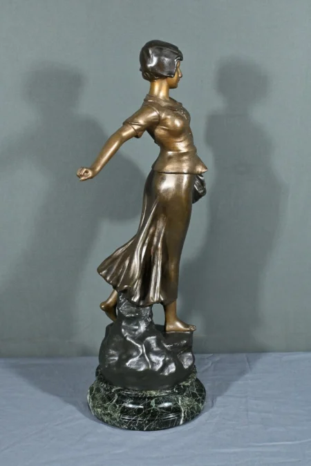 SPELTER STATUETTE 签名 A. de RANIERI