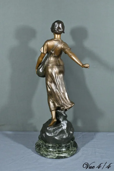 SPELTER STATUETTE 签名 A. de RANIERI