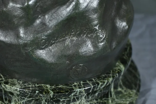 SPELTER BEELDJE gesigneerd A. de RANIERI