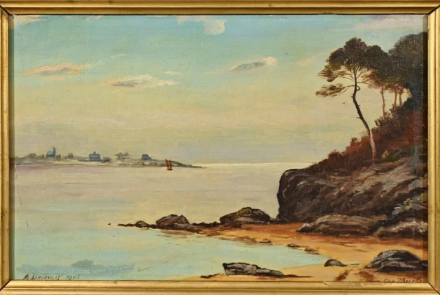 Peinture à l’Huile, signée A.Derémy – 1902