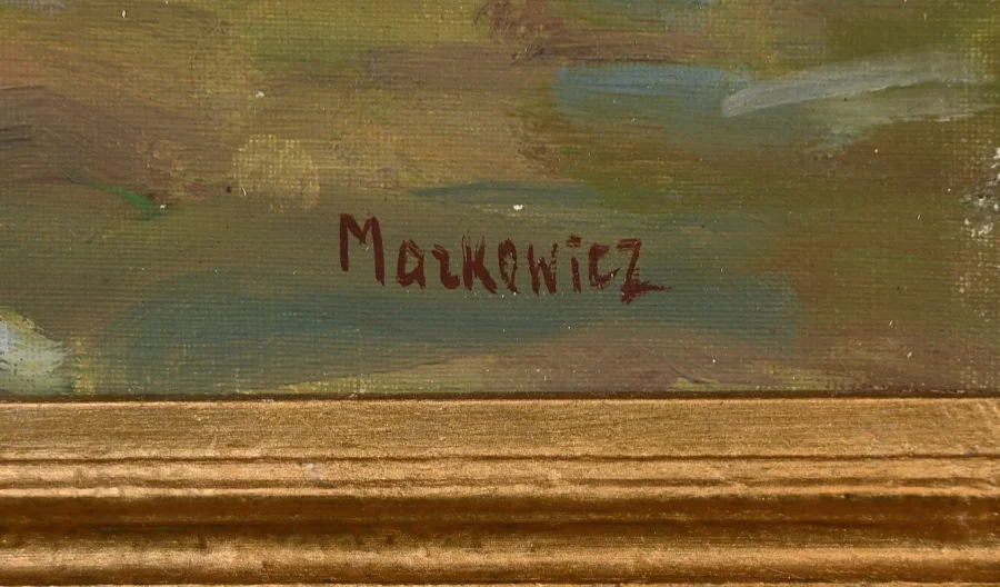 ÖL AUF LEINWAND signiert A. MARKOWICZ