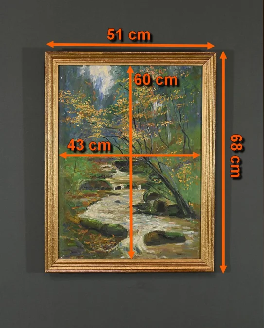 ÖL AUF LEINWAND signiert A. MARKOWICZ
