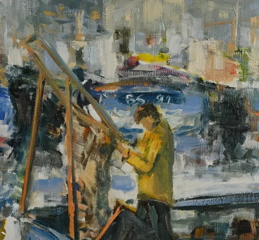 布面油画，作者：S.BLASZCZYK