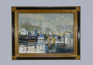 OIL ON CANVAS by S.BLASZCZYK
