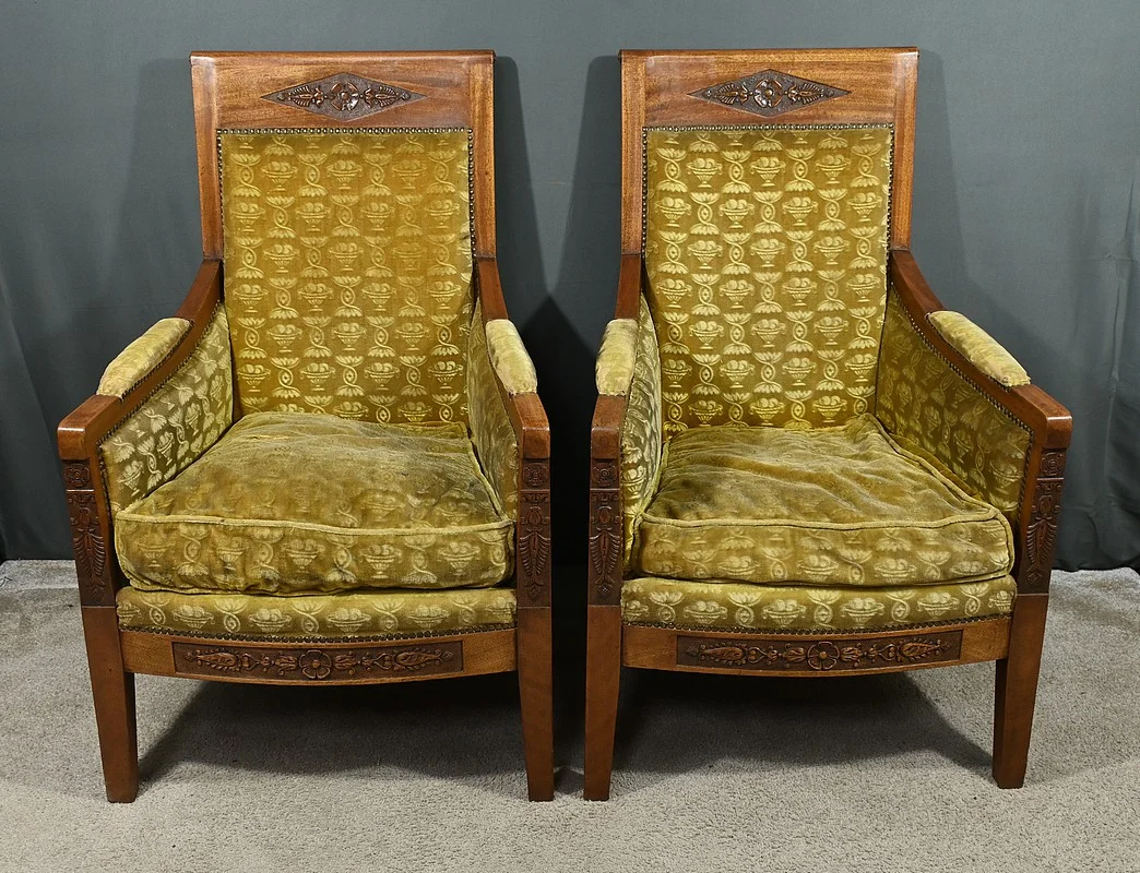 PAAR SESSEL AUS DER FRANZÖSISCHEN EMPIRE-ZEIT