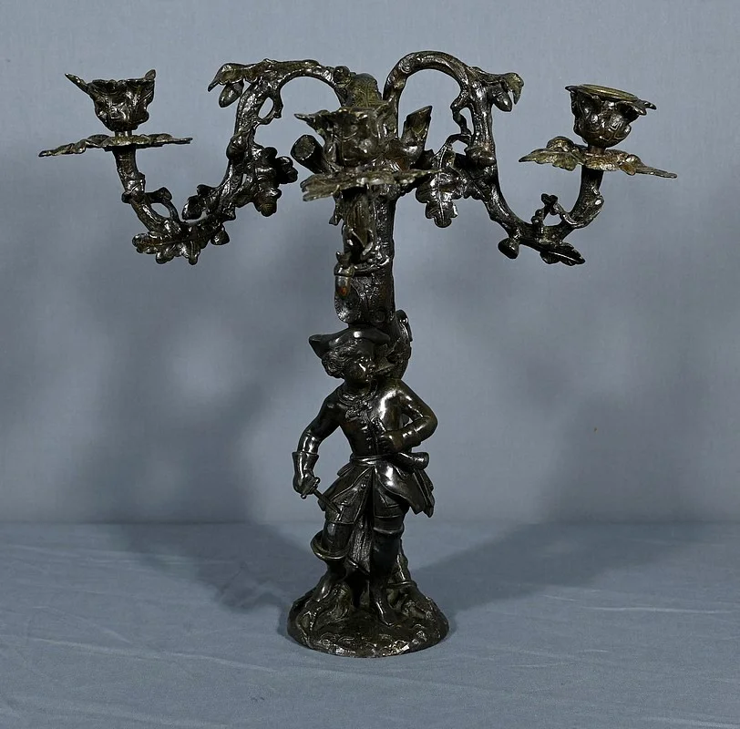 CANDELABROS DE BRONCE