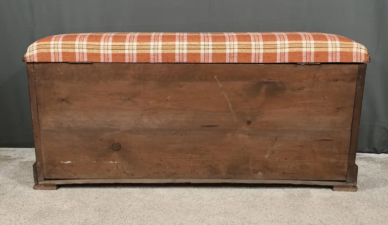 Banc Coffre de Palier en Chêne – Début XXe