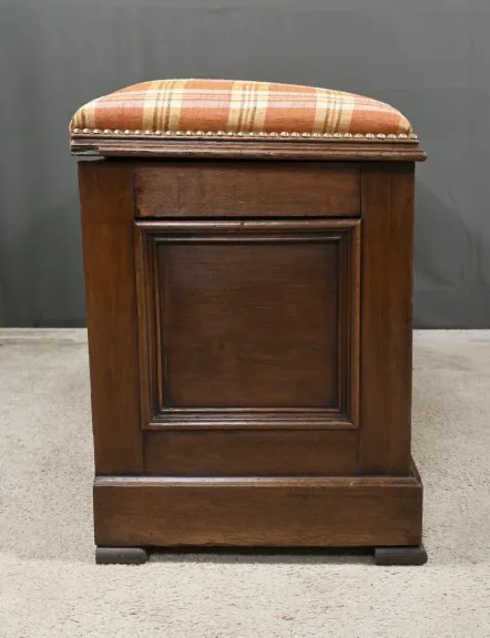 Banc Coffre de Palier en Chêne – Début XXe