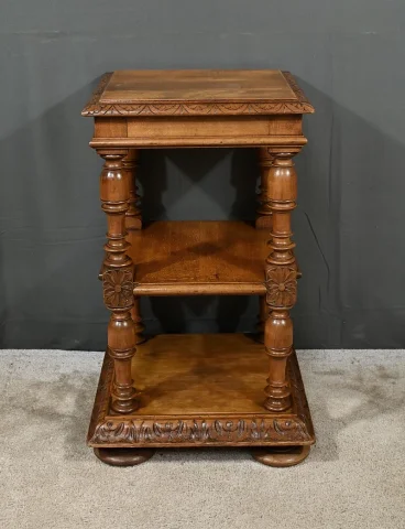 Petite Table de Salon en Noyer massif, style Louis-Philippe – Fin XIXe