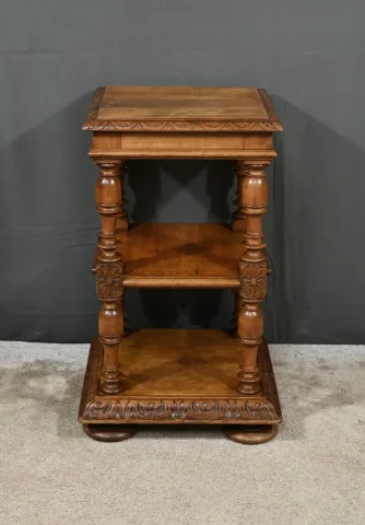 Petite Table de Salon en Noyer massif, style Louis-Philippe – Fin XIXe
