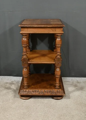 Petite Table de Salon en Noyer massif, style Louis-Philippe – Fin XIXe