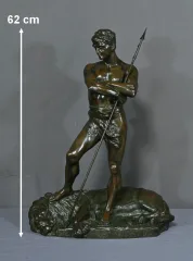 BRONZE SCULPTURE by H. FUGERE