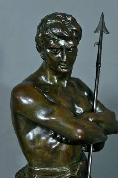 BRONZESKULPTUR von H. FUGERE