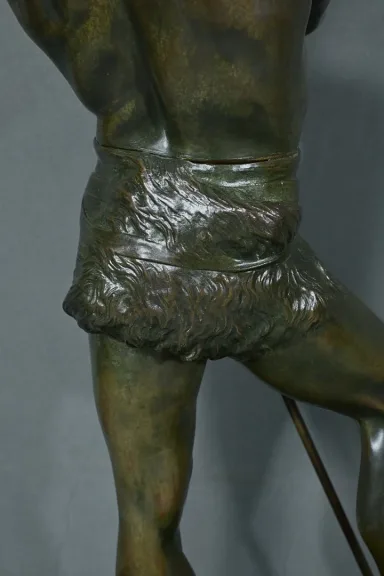 BRONZESKULPTUR von H. FUGERE